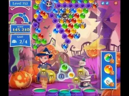 Bubble Witch 2 Saga level 752 - YouTube