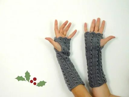 Fingerless gloves Tabitha Crochet pattern by CrochetRomance