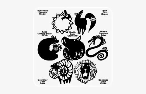 Download Seven Deadly Sins Anime Symbols - 7 Deadly Sins And