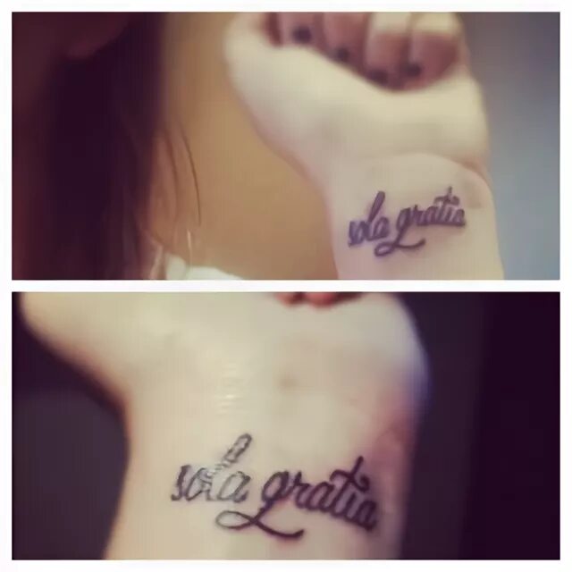 sola gratia; by grace alone ---- want this.. just different 