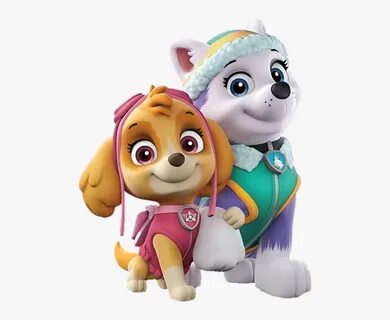 Paw Patrol Skye And Everest, HD Png Download , Transparent P