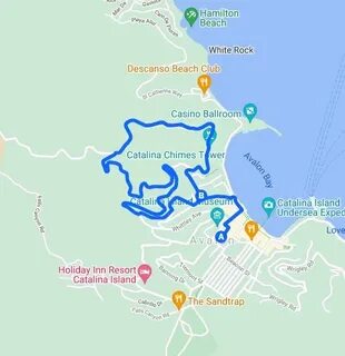 Catalina Bike to Chimes Tower (Google Мои карты)