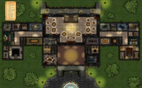Forums: Palace - Ball - Mansion - court Map