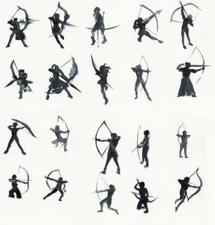 Archers by Dreki-K on deviantART archery Bow drawing, Drawin