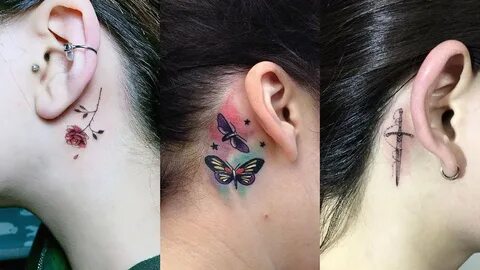 24 Behind-The-Ear Tattoos That Are Absolutely Perfect - Tatt