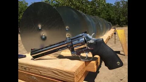 357 MAGNUM REVOLVER VS SHEET METAL - YouTube