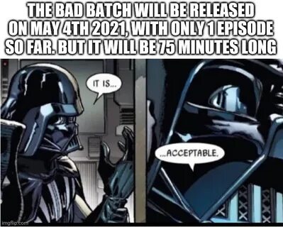 Darth Vader acceptable Latest Memes - Imgflip