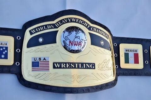 NWA Domed Globe Heavyweight Championship Adult Size Belt