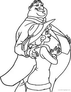 Disney The Princess And Frog Big Daddy Charlotte Sketch Colo