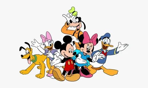 Mickey And Friends Clipart - Mickey Mouse And Friends Png , 