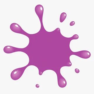 Purple Paint Splat, HD Png Download , Transparent Png Image 