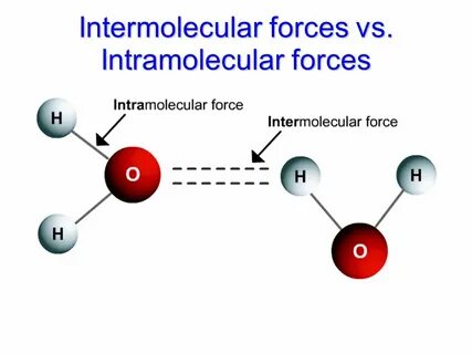 Chapter 17 Part 3. Intermolecular forces vs. Intramolecular 