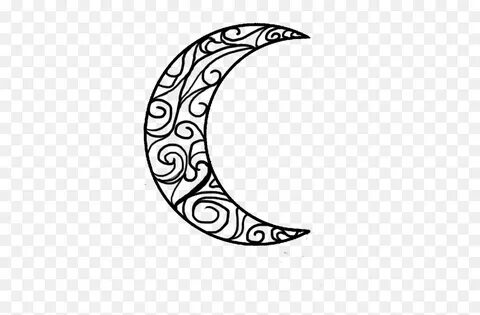 Moon Line Drawing Png / Simple crescent moon line icon stock