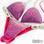 Sparkle is always an option! This fitness competition bikini