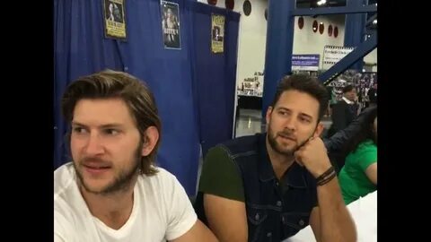 Bitten's Greyston Holt and Steve Lund at Comicpalooza - YouT