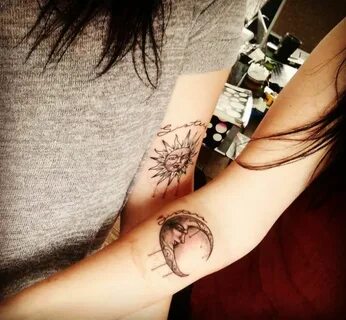 50 Meaningful and Beautiful Sun and Moon Tattoos - KickAss T