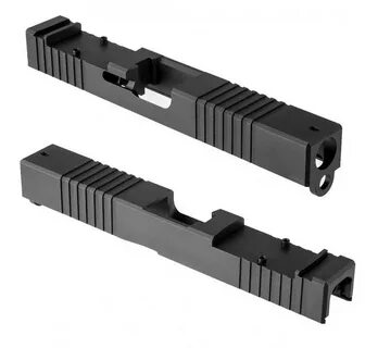 Brownells Front Cut RMR Slide For Glock 17/19 Stainless Nitr
