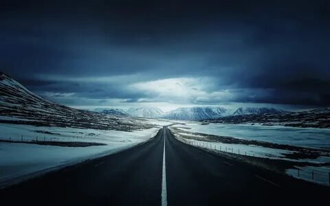 Скачать обои Окружная дорога, Исландия (1440x900). Обои на р
