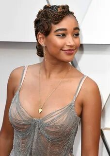 Amandla Stenberg Steps Out With Next-Level Braids at the Osc