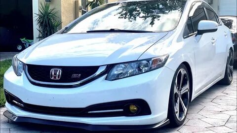 Type A Front Lip on 9th Gen Civic Si Install! - YouTube