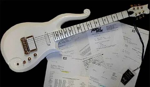 Rare Schecter Diamond Series Prince Pearl White Electric Gui