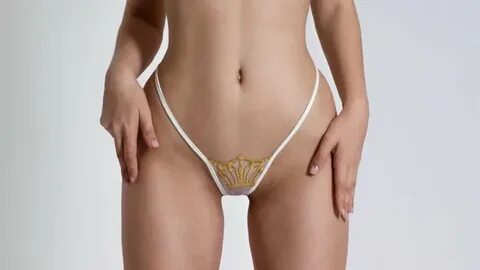 Mini G-String, Micro Thong - Lucky Cheeks - Queen of Love - 