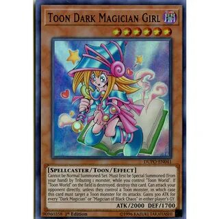 Collectible Card Games Ultra Rare YuGiOh Toon Dark Magician 