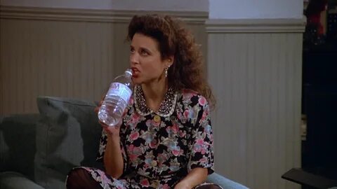 Evian Water Enjoyed By Julia Louis-Dreyfus As Elaine Benes I