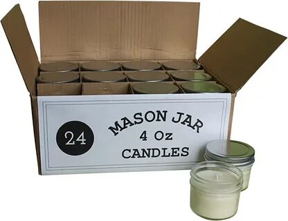 Amazon.com: 4 oz mason jar - Jar Candles / Candles: Home & K