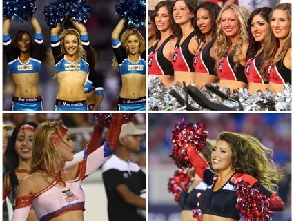 Sexy hot cheerleaders.