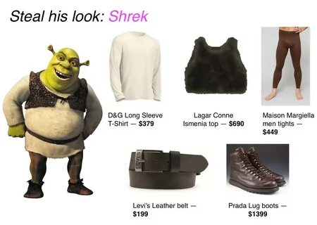 Steal his look: Shrek - Memes