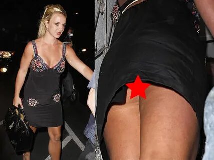 Britney Spears no panty ass upskirt out and about in Hollywo