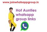 Hot Aunties whatsapp group invite links collection of best g