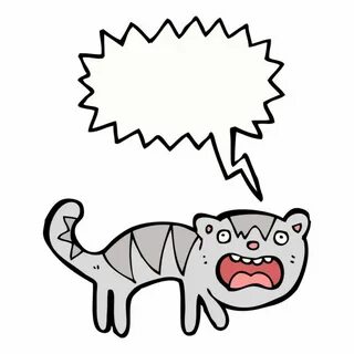 Scared cat Stock Vector Image by © lineartestpilot #20947089