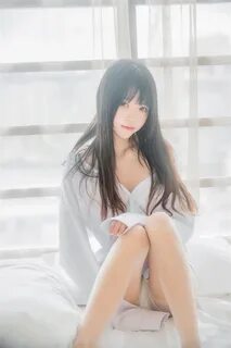 萝 莉 风 COS 桜 桃 喵 - 白 衬 衫 散 发 - 4 - エ ロ コ ス プ レ