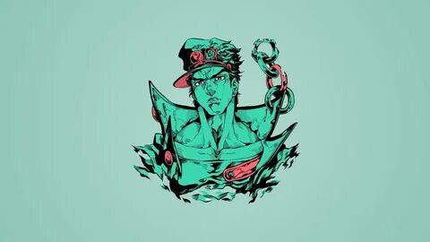 man headbust illustration #anime JoJo's Bizarre Adventure: S