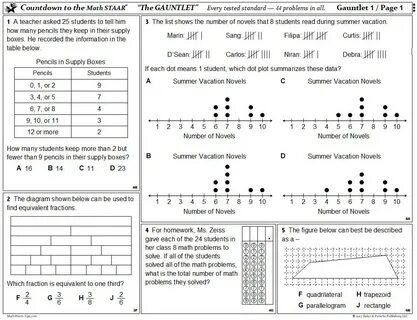 2018 Staar Algebra 1 Answer Key / Staar Test Algebra 1 Searc