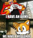 Lol I'm not sure if Tails is the best replacement for Iron M