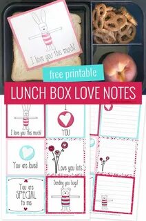 Lunch Box Love Notes Hand-Illustrated Mini Art Notes tompi S