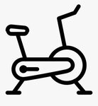 Clipart Bicycle Bike Spinning - Spinning Bike Icon Png , Fre