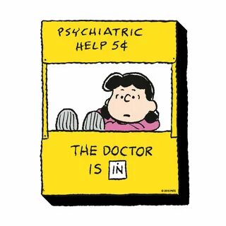 Peanuts Lucy Psychiatric Help Magnet