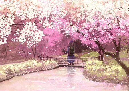 Cherry Blossom, Scenery - Zerochan Anime Image Board