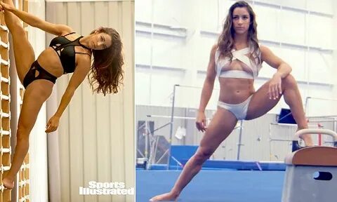 Aly Raisman poses in Sports Illustrated Swimsuit Issue Daily