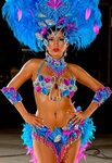 1 set Samba Outfit Carnival Outfit Fitness Bikini Samba Cost
