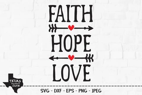 Faith Hope Love - Christian Shirt Design Graphic by texassou