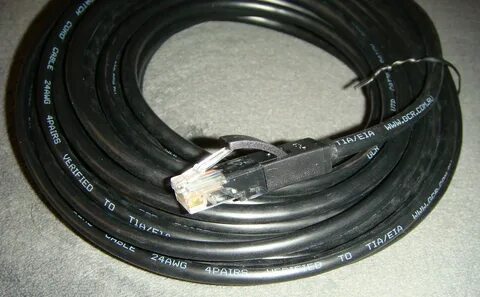 Патч-корд UTP GCR cat.5e, RJ45, 10m чёрный (GCR-LNC06-10.0m)