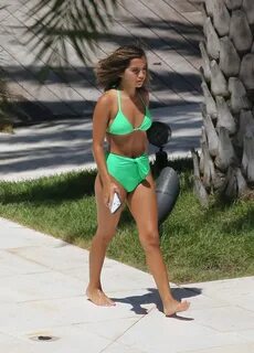 Isabela Moner In a bikini at a pool in Miami - Celebzz - Cel