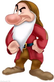 Grumpy From Snow White And The Seven Dwarfs Clipart - Full S