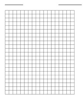 1-Centimeter Graph Paper Template Free Download