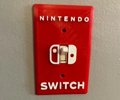 Nintendo Switch Light Switch Cover